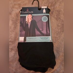 Cuddl Duds Black Long Sleeve Wrap